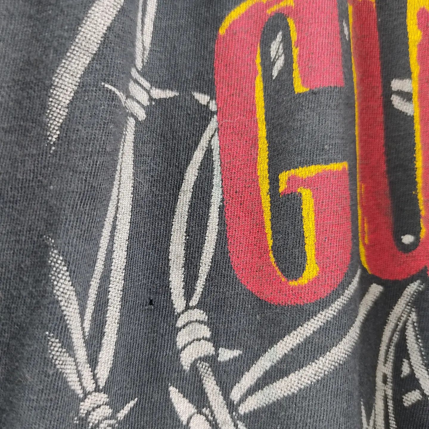 Band Tees × Guns N' Roses × Vintage 90's Guns N Roses Axl Rose Tattoo Full print Size US XL / EU 56 / 4 - 3 Thumbnail