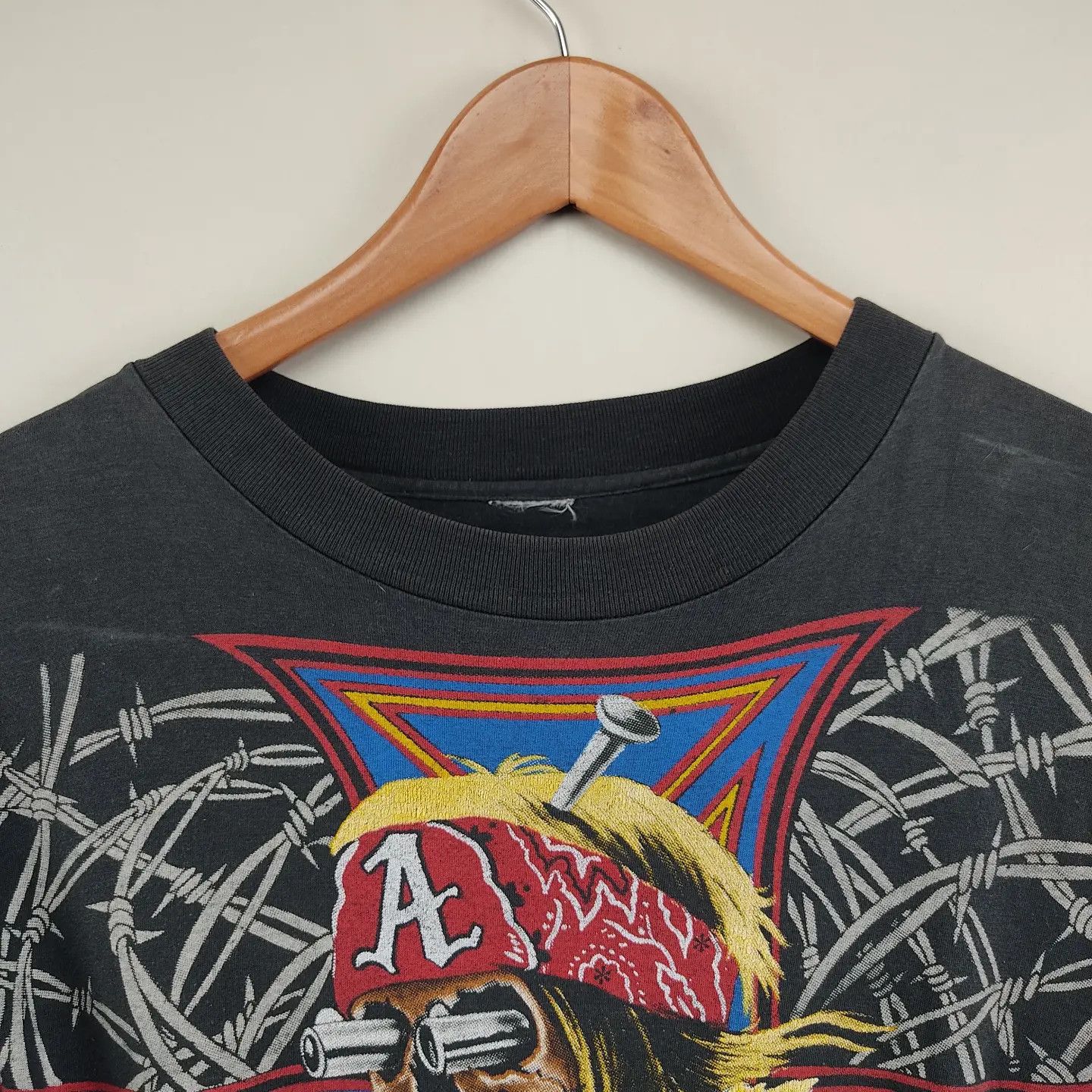 Band Tees × Guns N' Roses × Vintage 90's Guns N Roses Axl Rose Tattoo Full print Size US XL / EU 56 / 4 - 2 Thumbnail