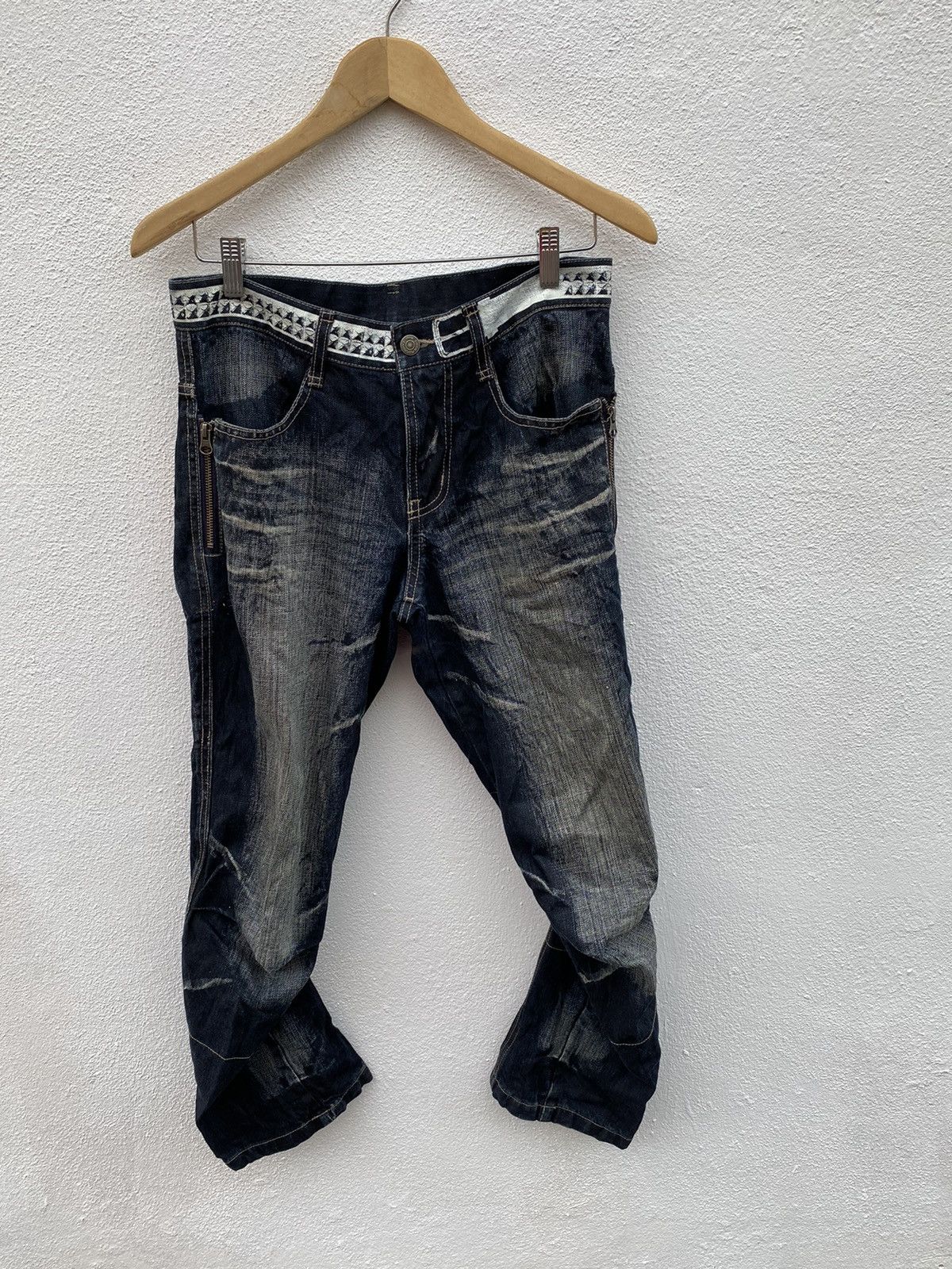 Japanese Brand Japanese brand X Designer PPFM baggy style jeans Size US 31 - 1 Thumbnail