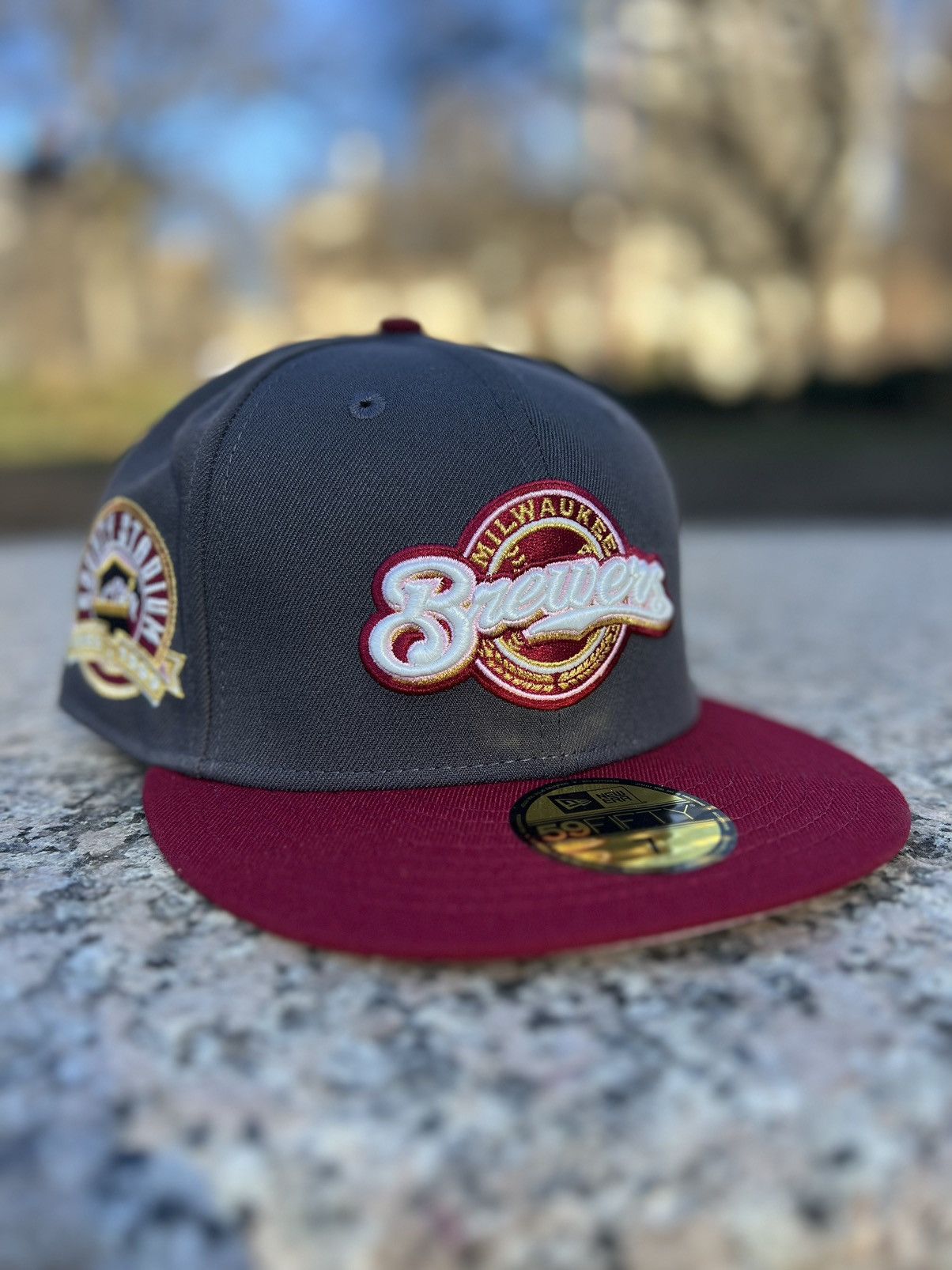 Hat Club × MLB × New Era 🏔️ 7 Hat Club NoHo Rushmore Quiet Storm Milwaukee Brewers Size ONE SIZE - 1 Thumbnail