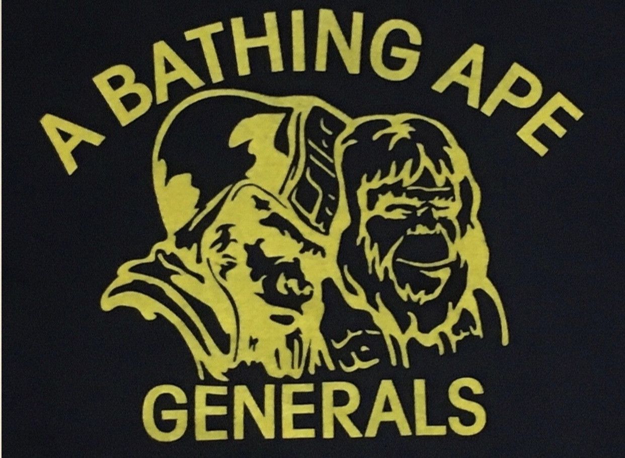 Bape Bape general logo tee shirt Size US M / EU 48-50 / 2 - 2 Thumbnail