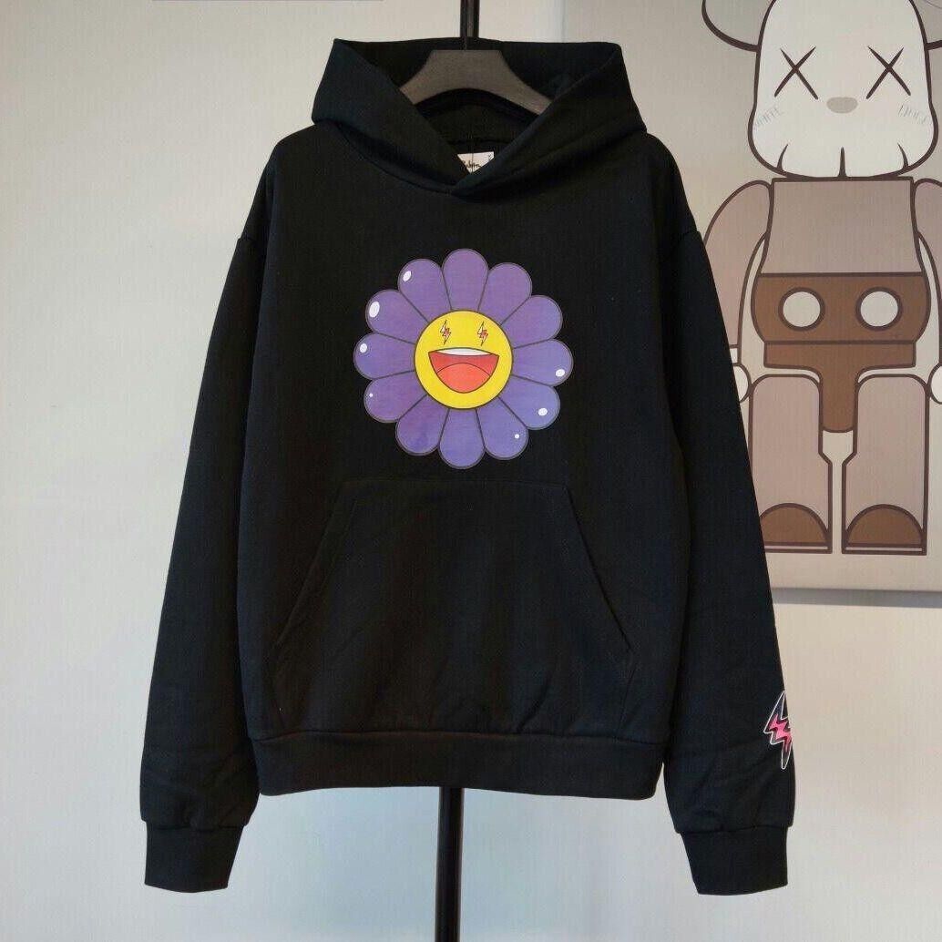 J Balvin × Takashi Murakami Medium Morado Flower Hoodie Purple 1 2 Kiki Black ABC Shirt Size US M / EU 48-50 / 2 - 3 Thumbnail