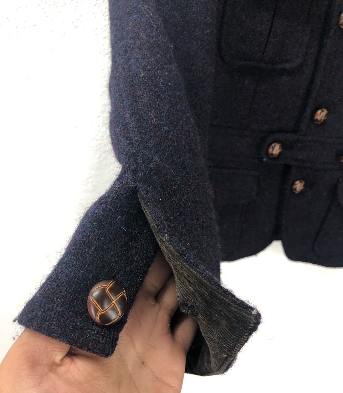 Harris Tweed HARRIS TWEED X ROPE PICNIC WOOL JACKET Size US S / EU 44-46 / 1 - 4 Thumbnail