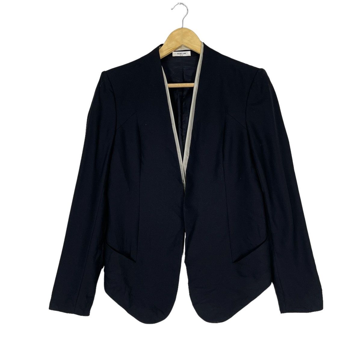 Helmut Lang 🔥HELMUT LANG DOUBLE LAYER BLAZER COAT Size XL / US 12-14 / IT 48-50 - 1 Thumbnail