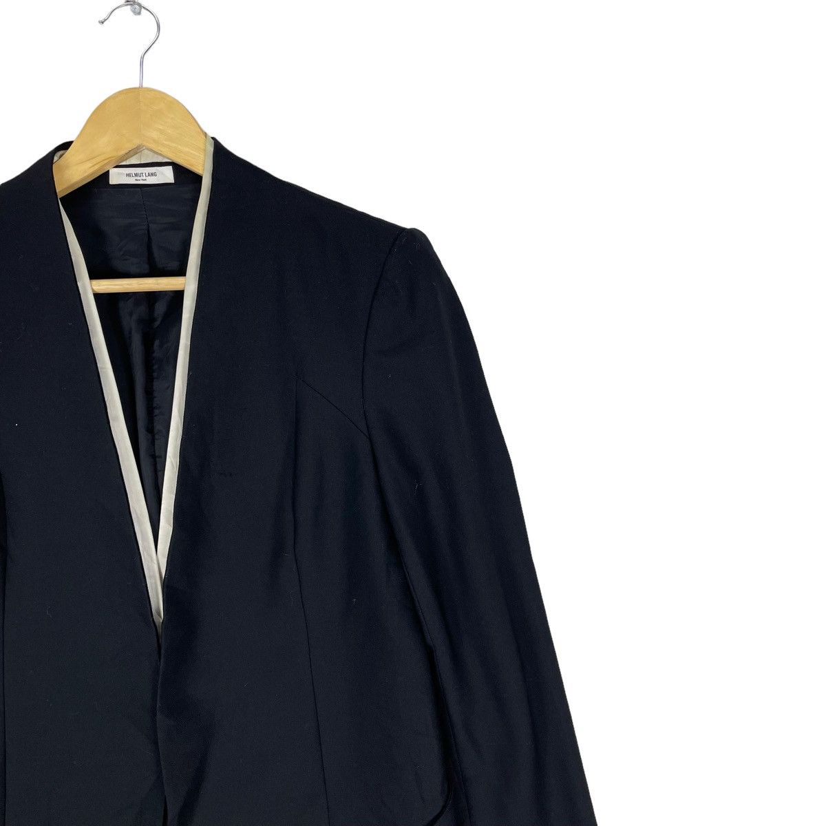 Helmut Lang 🔥HELMUT LANG DOUBLE LAYER BLAZER COAT Size XL / US 12-14 / IT 48-50 - 3 Thumbnail