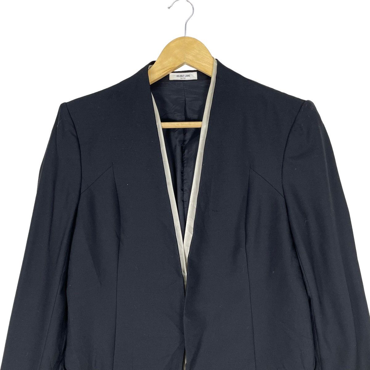 Helmut Lang 🔥HELMUT LANG DOUBLE LAYER BLAZER COAT Size XL / US 12-14 / IT 48-50 - 2 Thumbnail