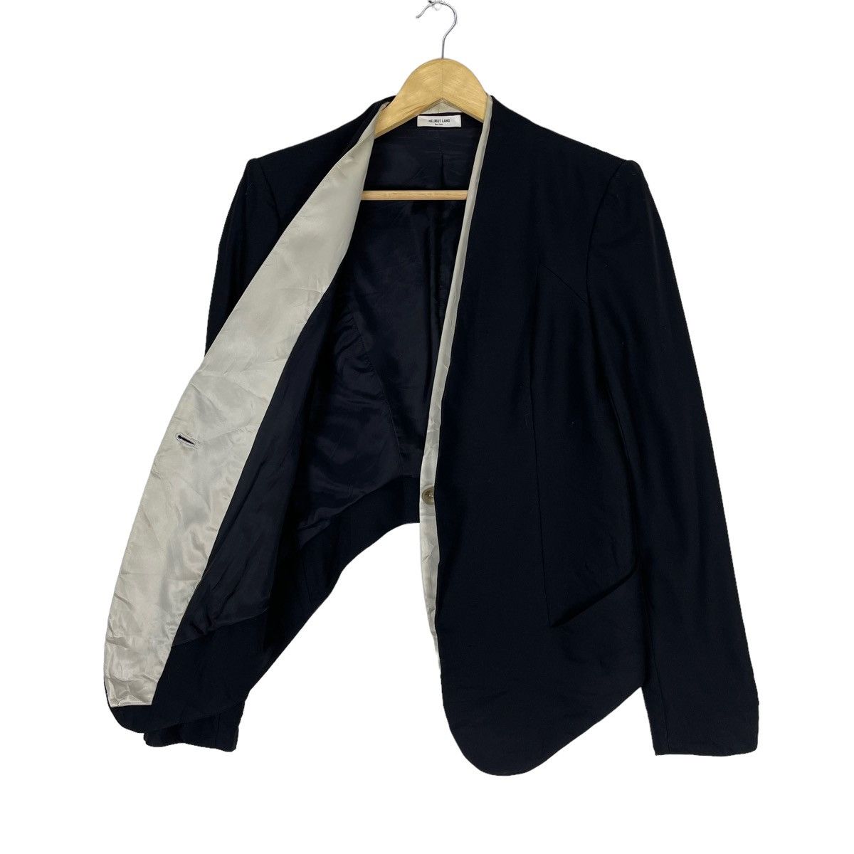 Helmut Lang 🔥HELMUT LANG DOUBLE LAYER BLAZER COAT Size XL / US 12-14 / IT 48-50 - 7 Thumbnail