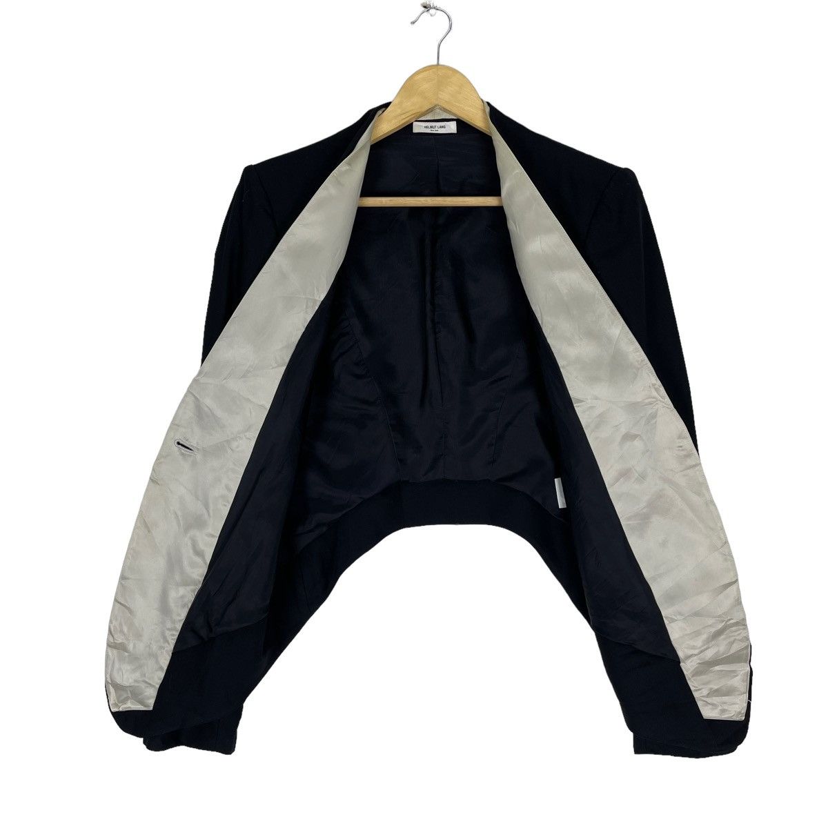 Helmut Lang 🔥HELMUT LANG DOUBLE LAYER BLAZER COAT Size XL / US 12-14 / IT 48-50 - 8 Thumbnail