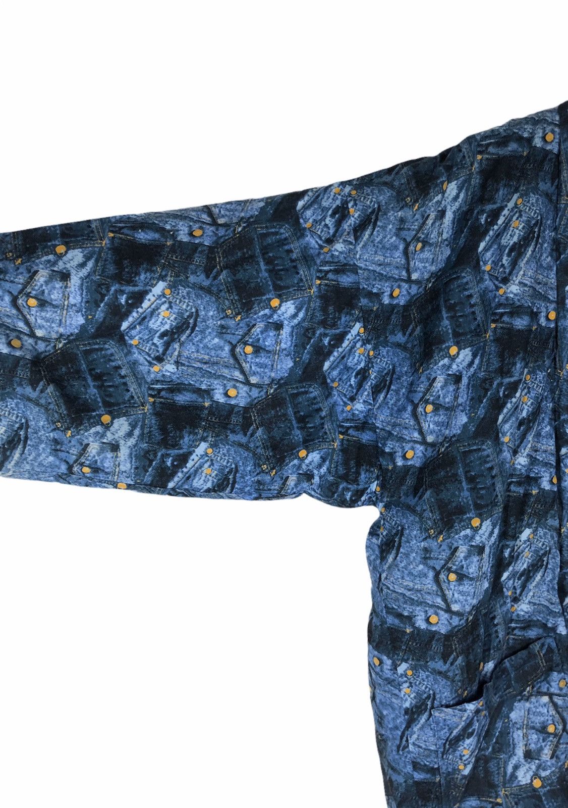 Japanese Brand kimono full print denim Logo Size US L / EU 52-54 / 3 - 5 Thumbnail