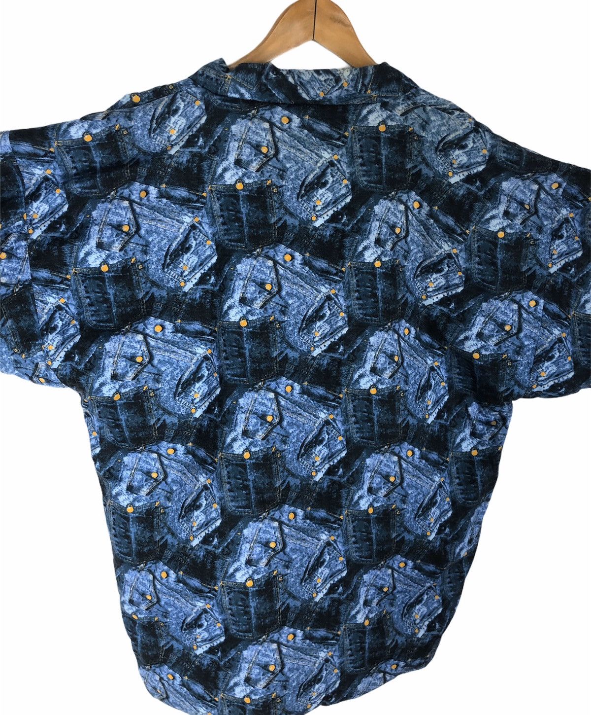 Japanese Brand kimono full print denim Logo Size US L / EU 52-54 / 3 - 2 Thumbnail