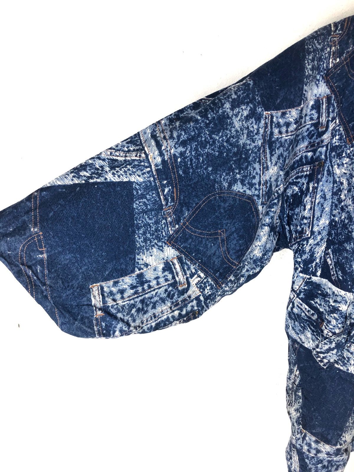 Japanese Brand Vintage Kimono All Over Print Denim Streetwear Fashion cw21 Size US L / EU 52-54 / 3 - 4 Thumbnail