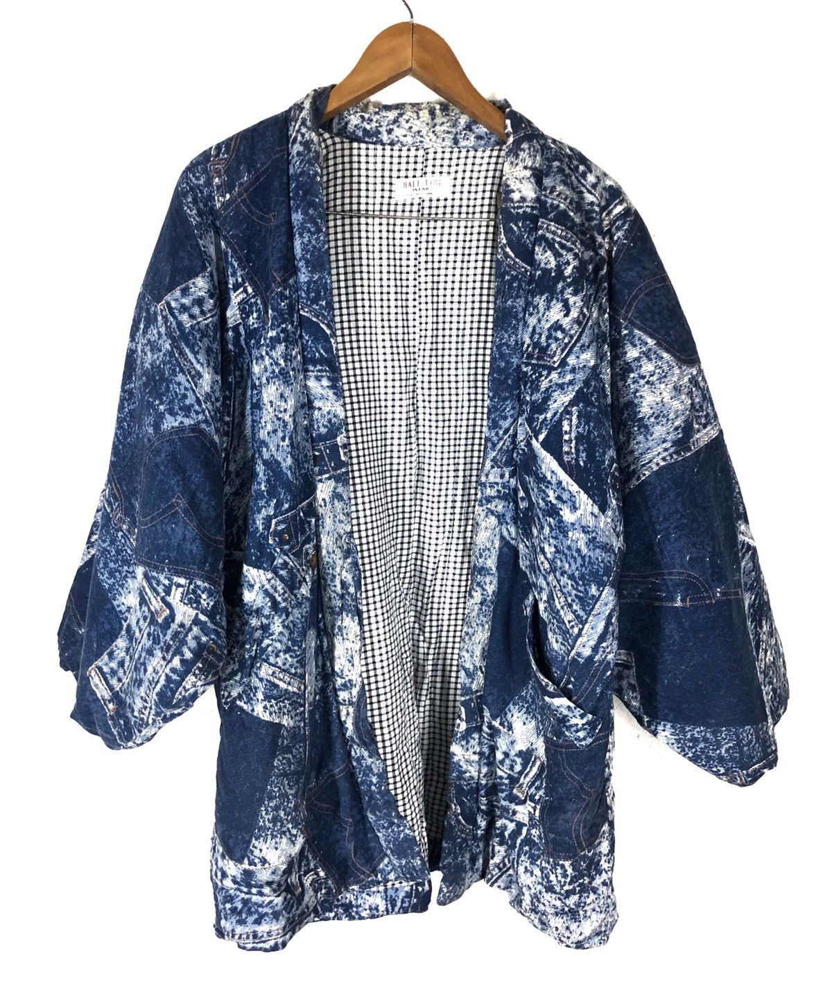 Japanese Brand Vintage Kimono All Over Print Denim Streetwear Fashion cw21 Size US L / EU 52-54 / 3 - 2 Thumbnail