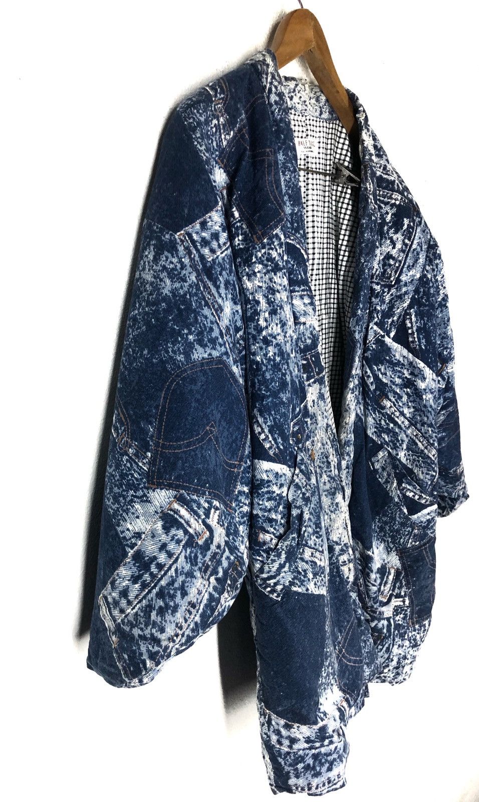 Japanese Brand Vintage Kimono All Over Print Denim Streetwear Fashion cw21 Size US L / EU 52-54 / 3 - 6 Thumbnail