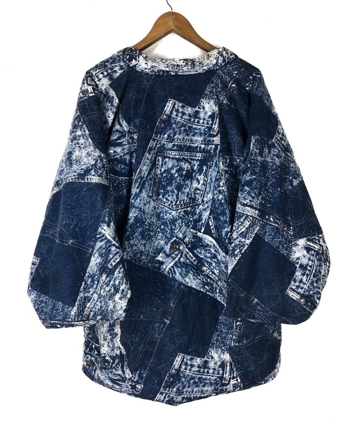 Japanese Brand Vintage Kimono All Over Print Denim Streetwear Fashion cw21 Size US L / EU 52-54 / 3 - 1 Thumbnail