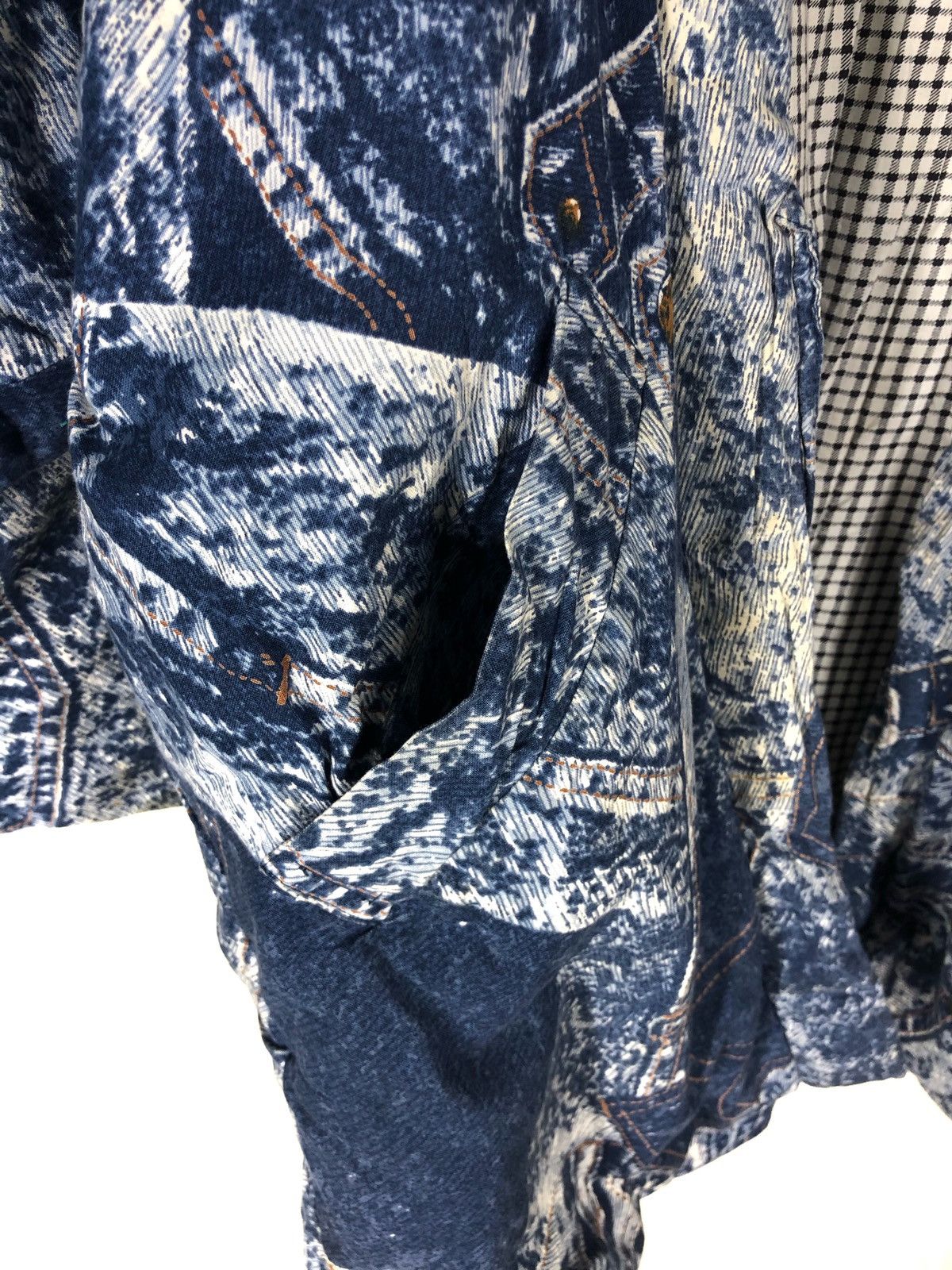 Japanese Brand Vintage Kimono All Over Print Denim Streetwear Fashion cw21 Size US L / EU 52-54 / 3 - 9 Thumbnail
