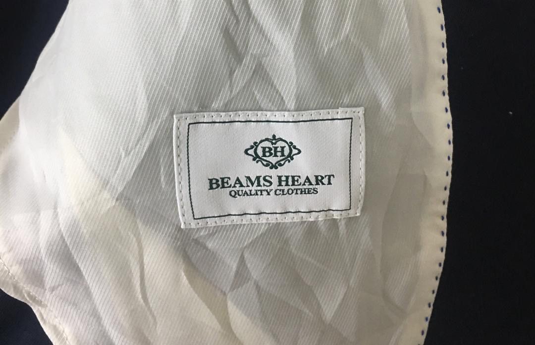 Beams Plus × Japanese Brand Beams Heart Navy Blue Cotton Light Jacket Size US M / EU 48-50 / 2 - 6 Thumbnail