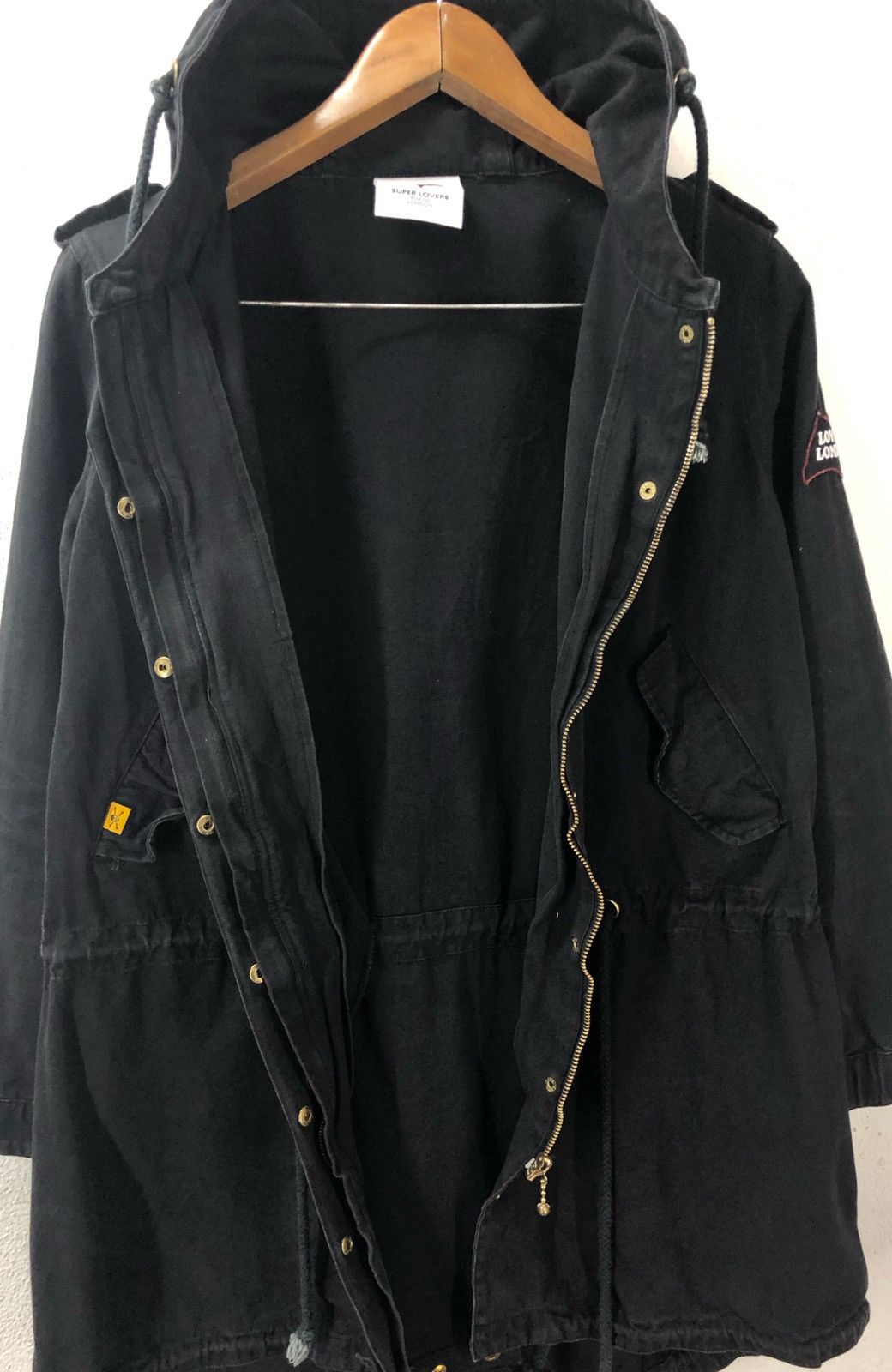 Japanese Brand Super Lovers Tokyo With Love Hoodie Combat Rock Punk Rock Size US M / EU 48-50 / 2 - 8 Thumbnail