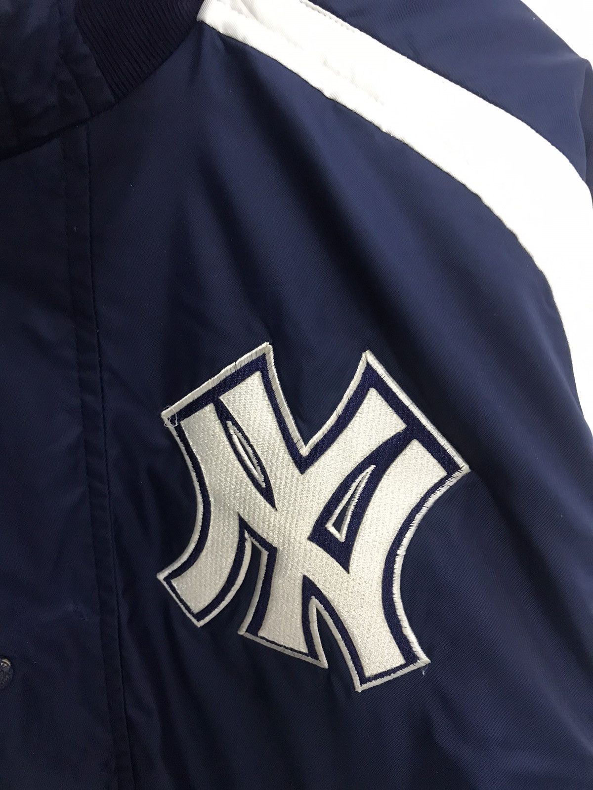 MLB × New York Yankees × Vintage New York Yankees Big Logo Embroid Varsity Jacket Size US M / EU 48-50 / 2 - 6 Thumbnail