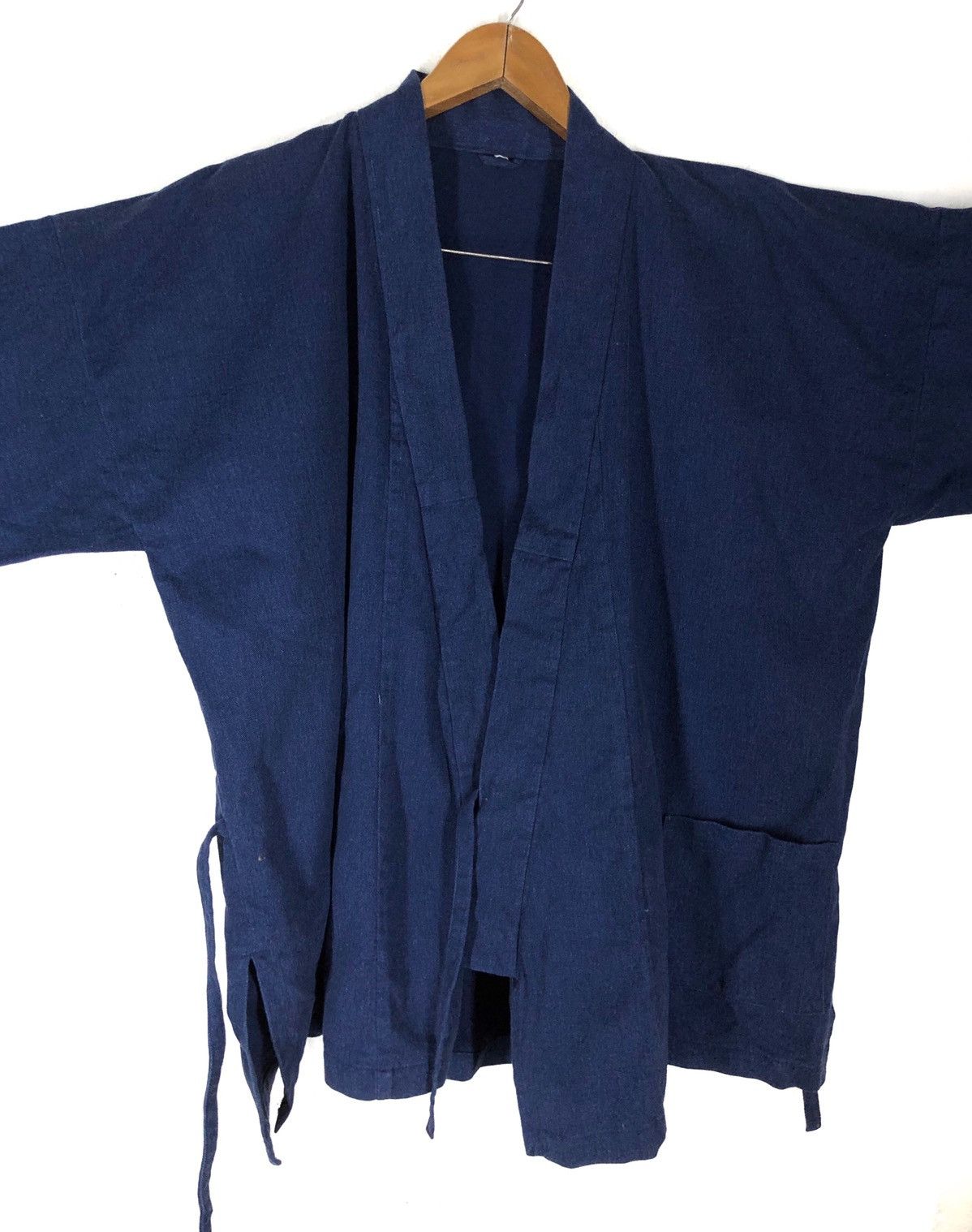 Indigo × Japanese Brand Kimono Japan Indigo Japanese Traditional Light Kendo Kimono Size US L / EU 52-54 / 3 - 4 Thumbnail