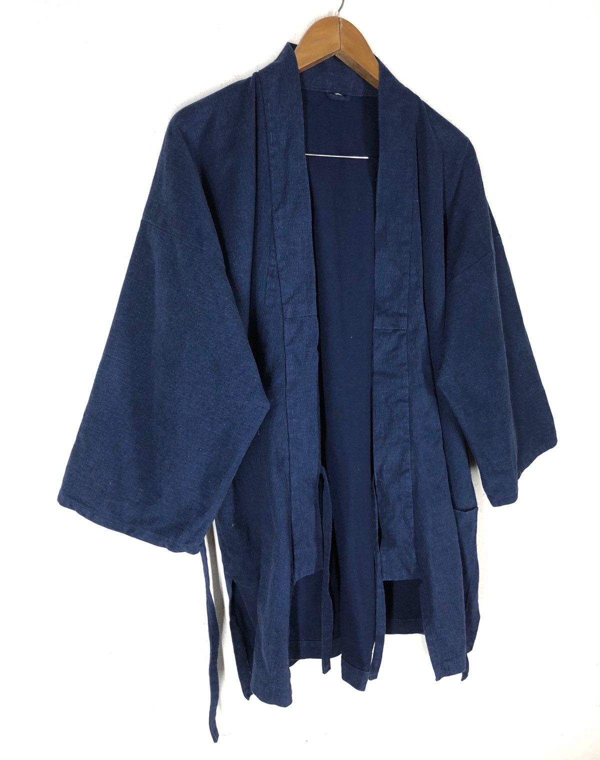 Indigo × Japanese Brand Kimono Japan Indigo Japanese Traditional Light Kendo Kimono Size US L / EU 52-54 / 3 - 7 Thumbnail