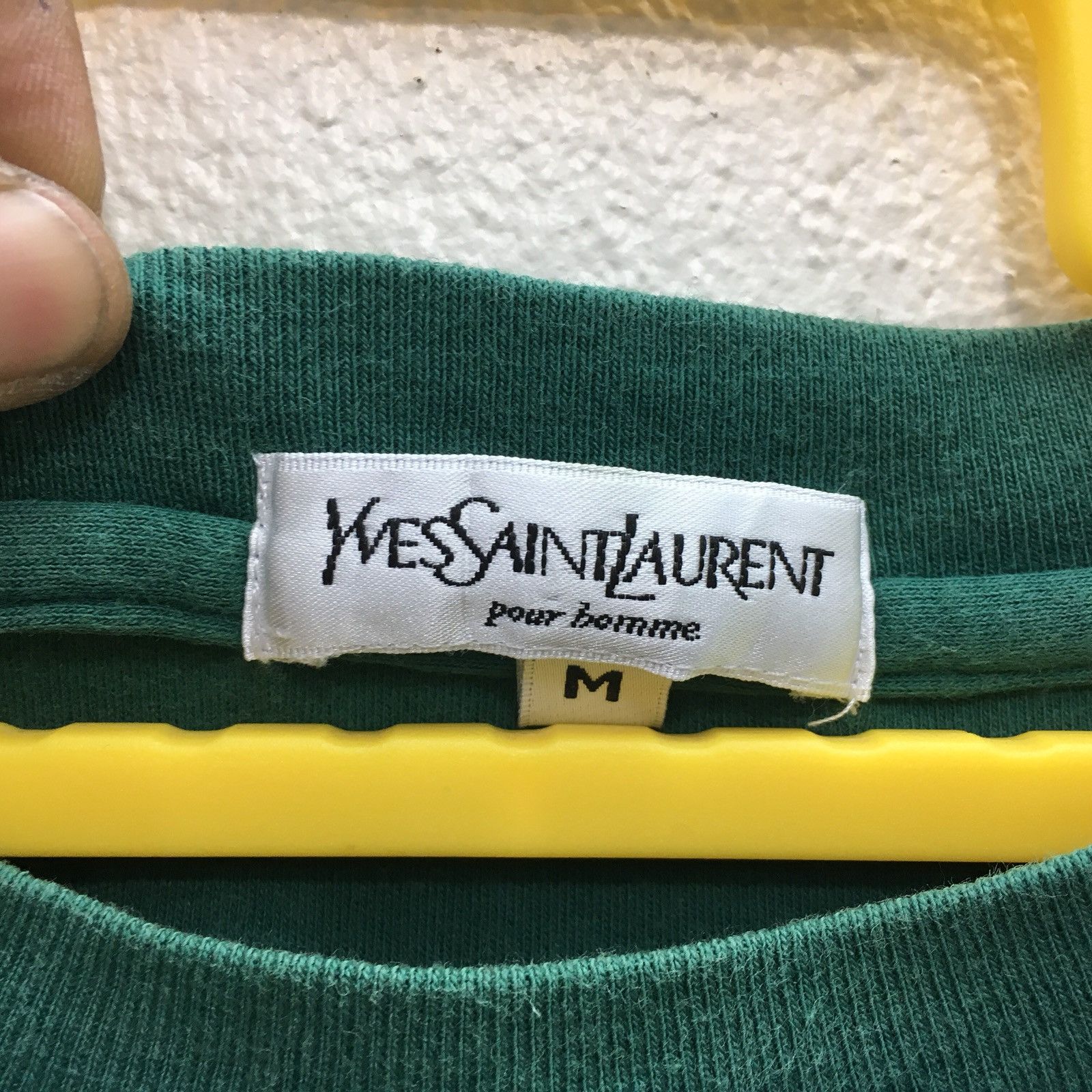 Yves Saint Laurent *Yves Saint Laurent Men Clothing Tees Tshirt Big Logo Size US M / EU 48-50 / 2 - 7 Thumbnail