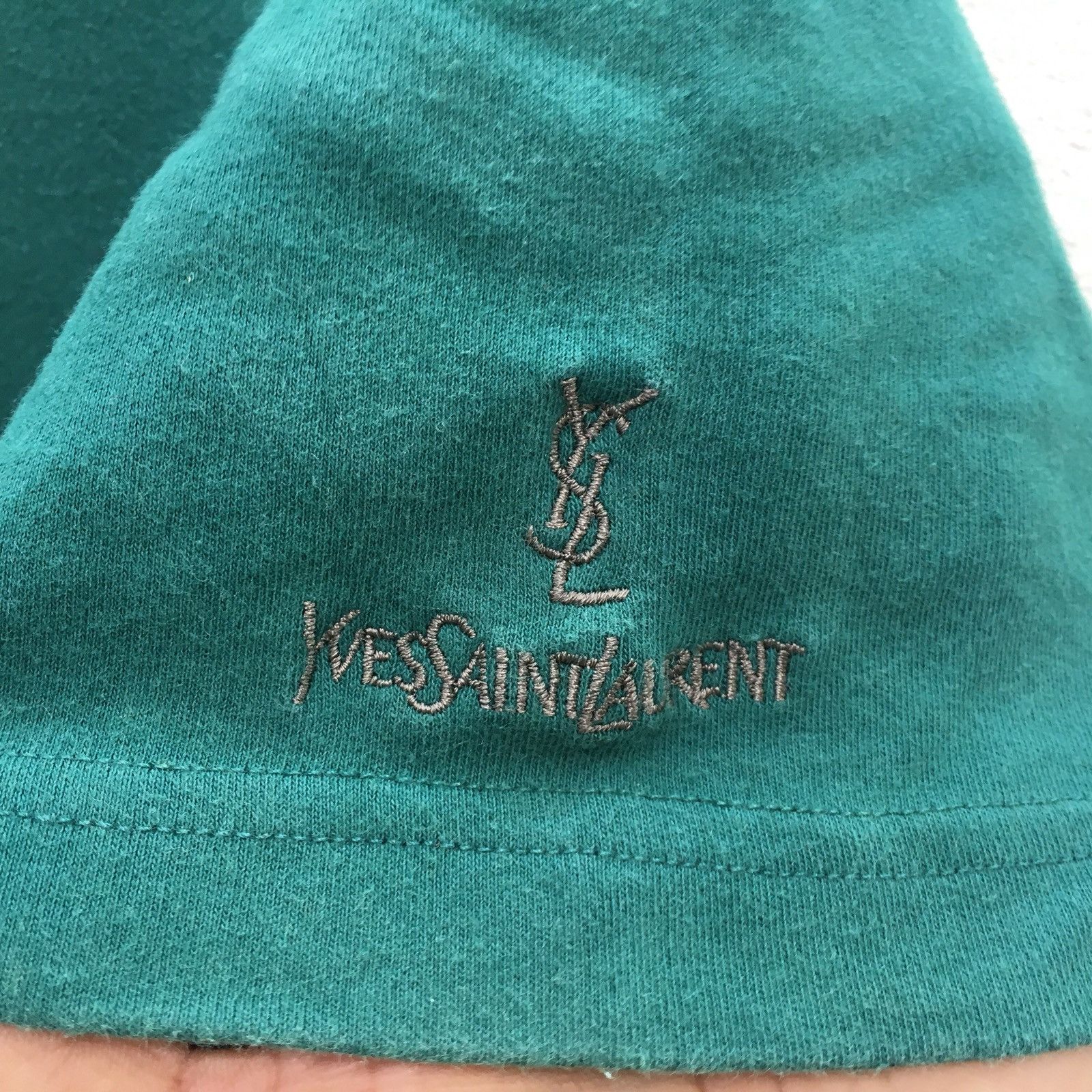 Yves Saint Laurent *Yves Saint Laurent Men Clothing Tees Tshirt Big Logo Size US M / EU 48-50 / 2 - 5 Thumbnail
