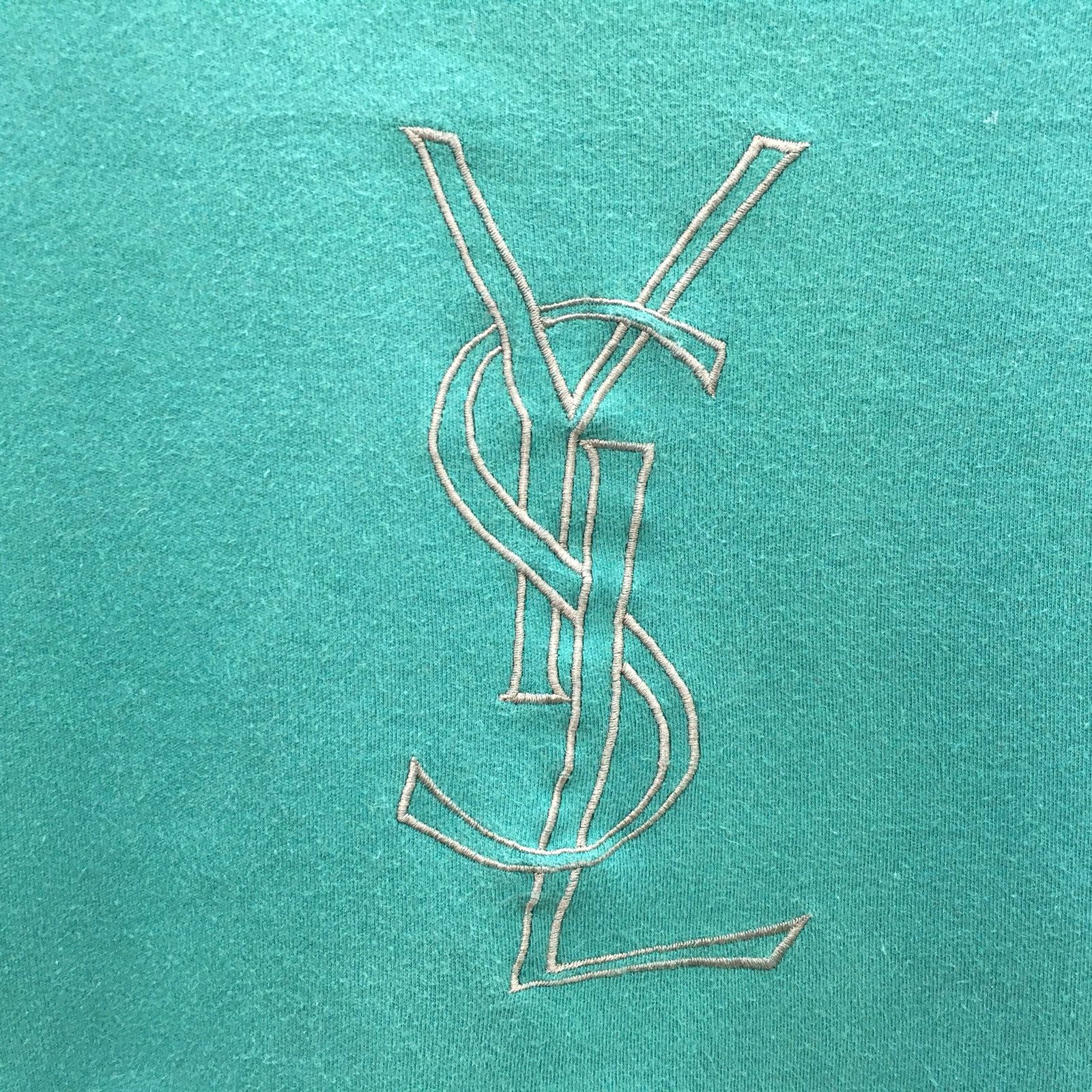 Yves Saint Laurent *Yves Saint Laurent Men Clothing Tees Tshirt Big Logo Size US M / EU 48-50 / 2 - 4 Thumbnail
