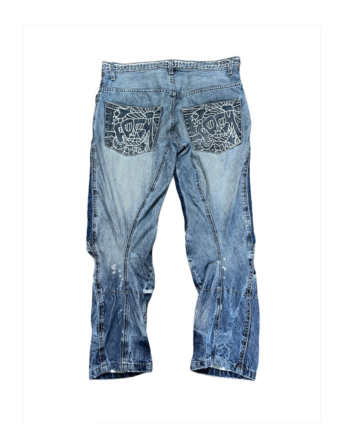 Kapital PPFM Seditionaries Multipocket Denim Jeans Size US 33 - 2 Thumbnail