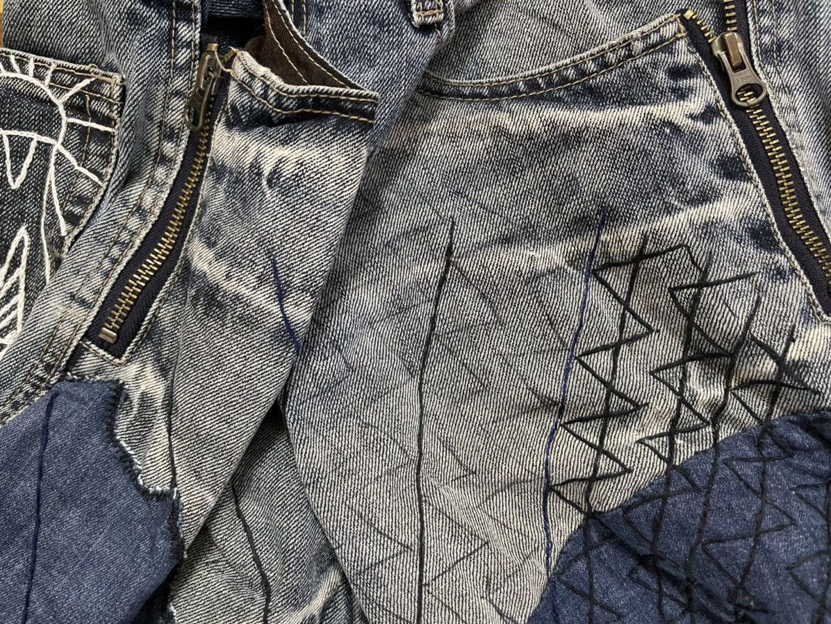 Kapital PPFM Seditionaries Multipocket Denim Jeans Size US 33 - 6 Thumbnail