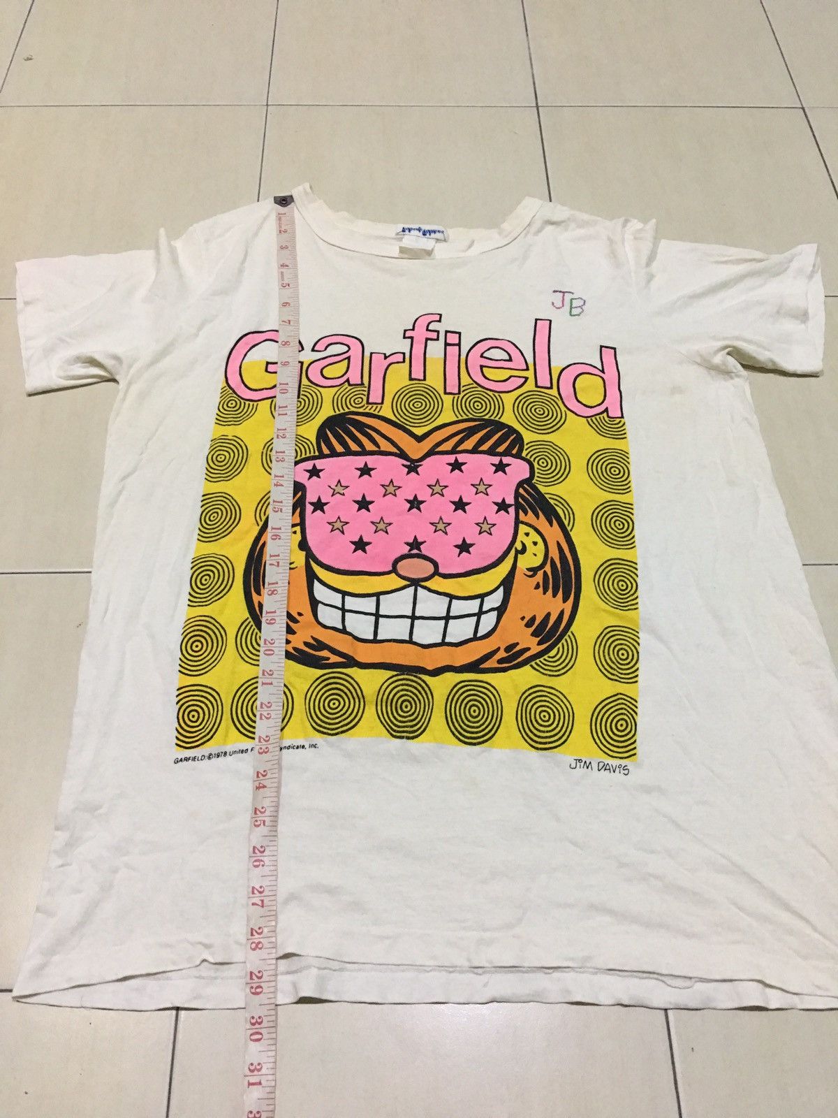 Vintage Vintage 70s Garfield Cartoon Network shirt Size US XL / EU 56 / 4 - 10 Thumbnail