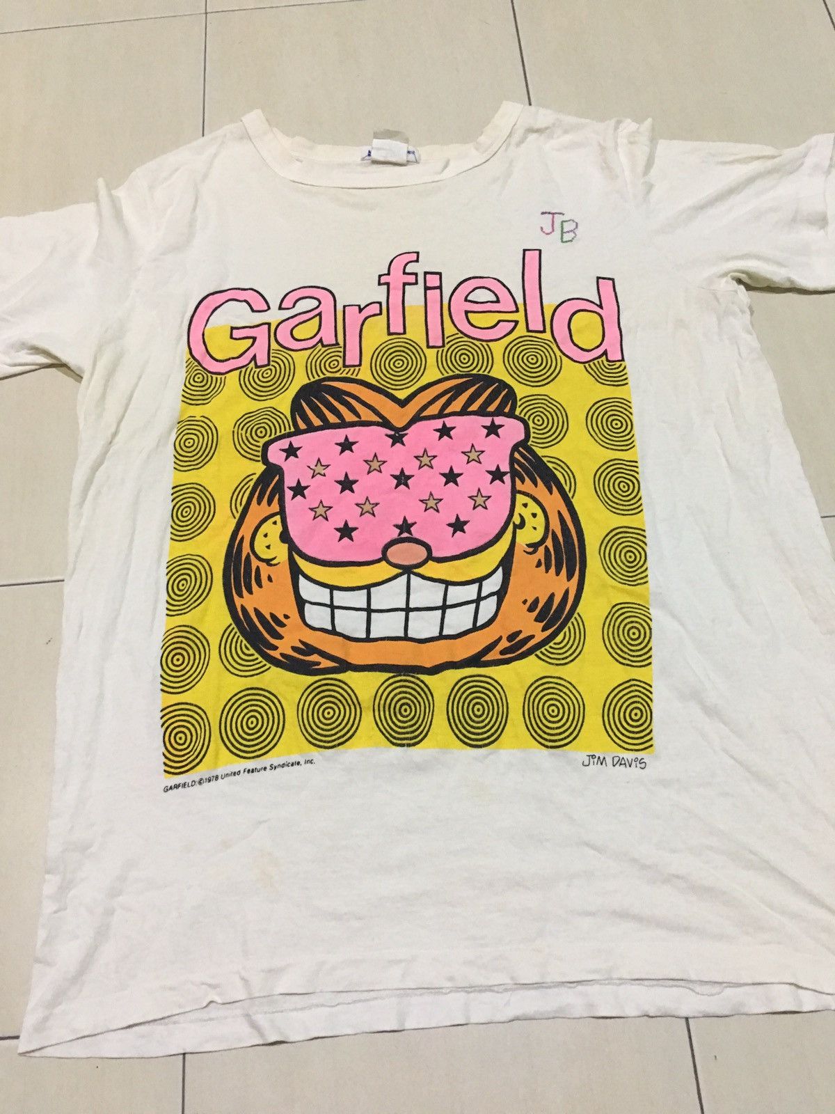 Vintage Vintage 70s Garfield Cartoon Network shirt Size US XL / EU 56 / 4 - 4 Thumbnail