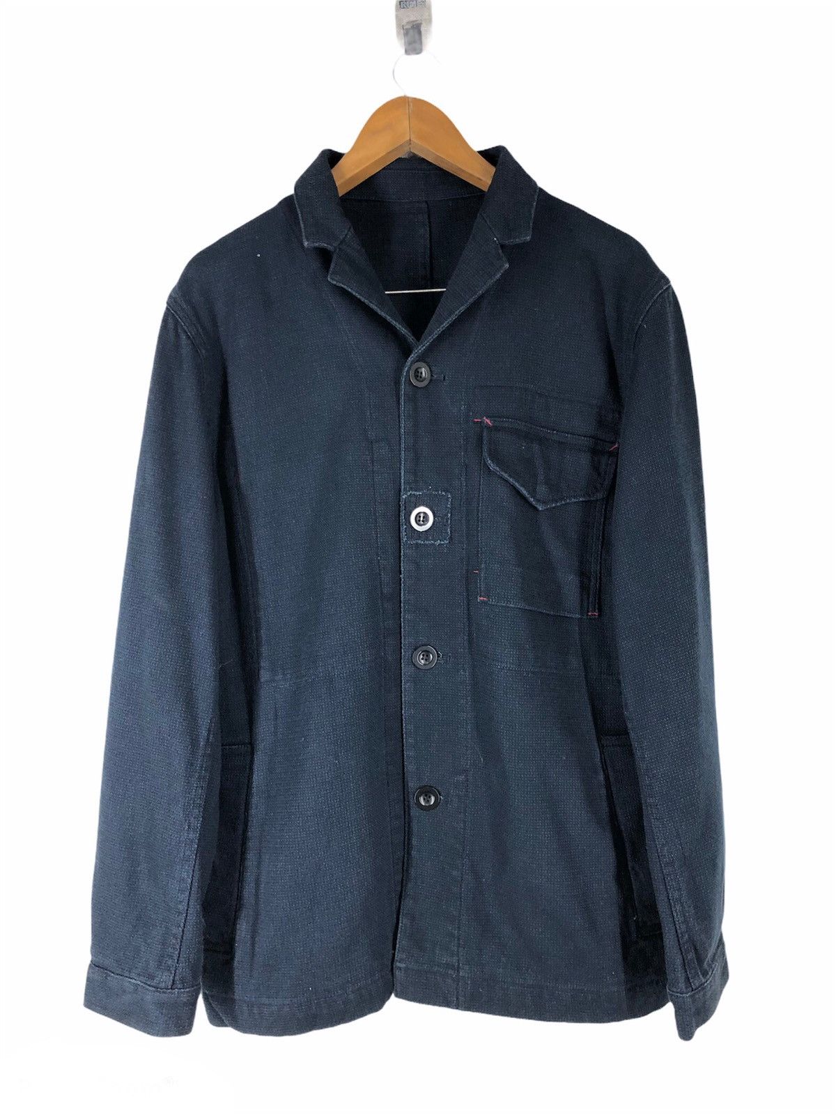 Japanese Brand × Vintage boston nine indigo jacket Size US L / EU 52-54 / 3 - 1 Thumbnail