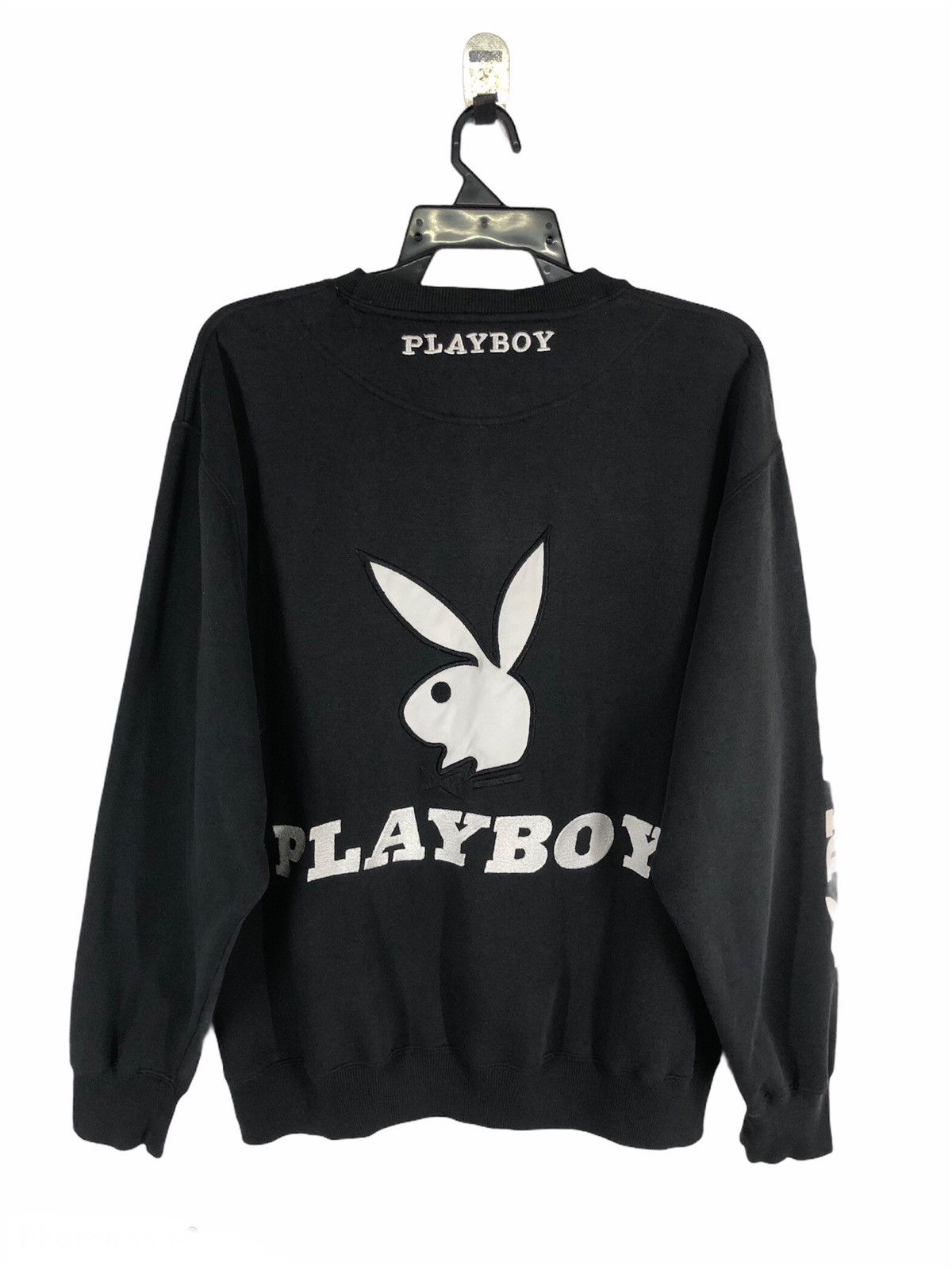 Playboy × Vintage Vintage Playboy Big Logo Sweatshirt Crewneck Size US L / EU 52-54 / 3 - 1 Thumbnail