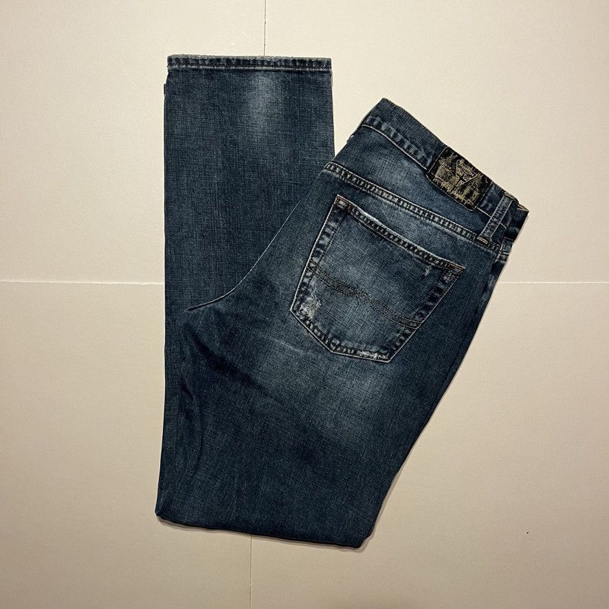 Lucky Brand Triumph Motocycles Denim Size US 34 / EU 50 - 1 Thumbnail