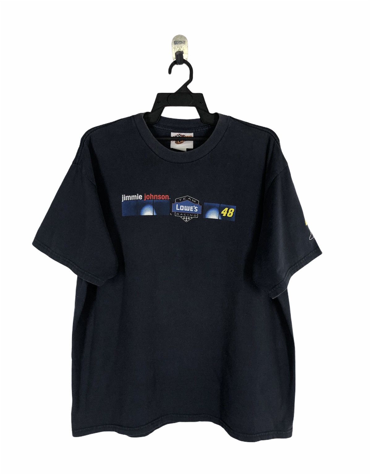 NASCAR Vintage Y2K NASCAR Jimmie Johnson T-Shirt - Mens XL Size US XL / EU 56 / 4 - 3 Thumbnail