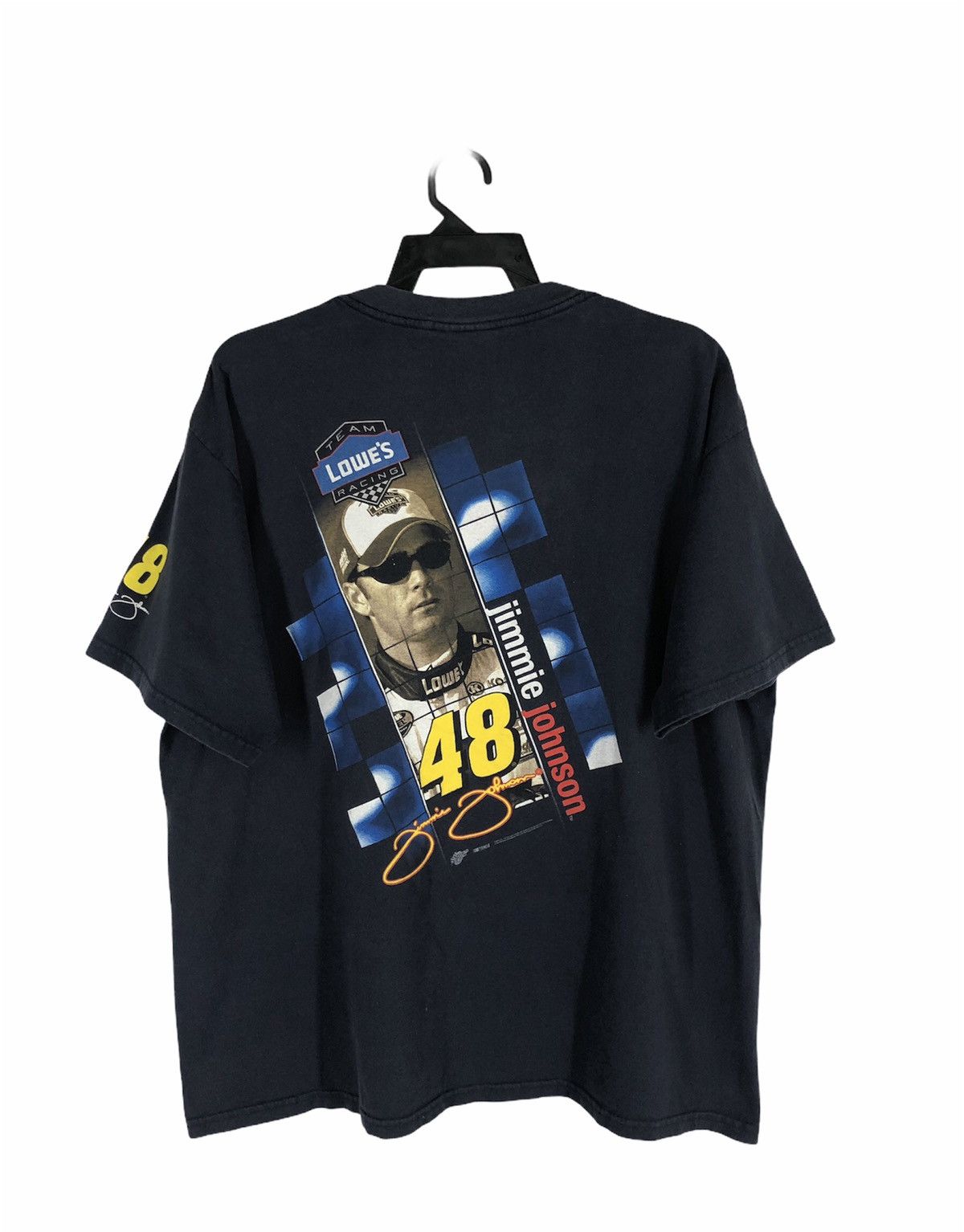 NASCAR Vintage Y2K NASCAR Jimmie Johnson T-Shirt - Mens XL Size US XL / EU 56 / 4 - 1 Thumbnail