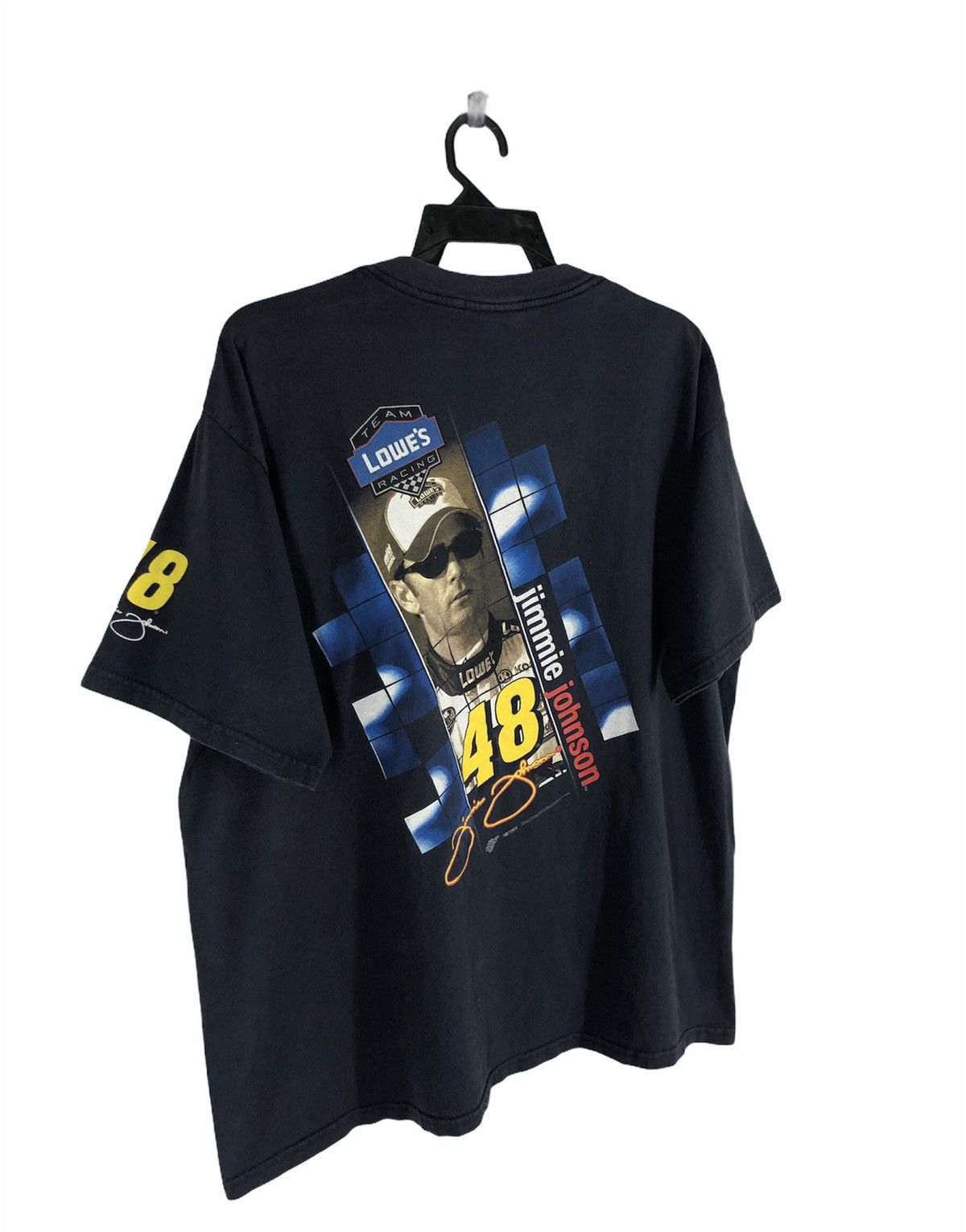 NASCAR Vintage Y2K NASCAR Jimmie Johnson T-Shirt - Mens XL Size US XL / EU 56 / 4 - 2 Thumbnail