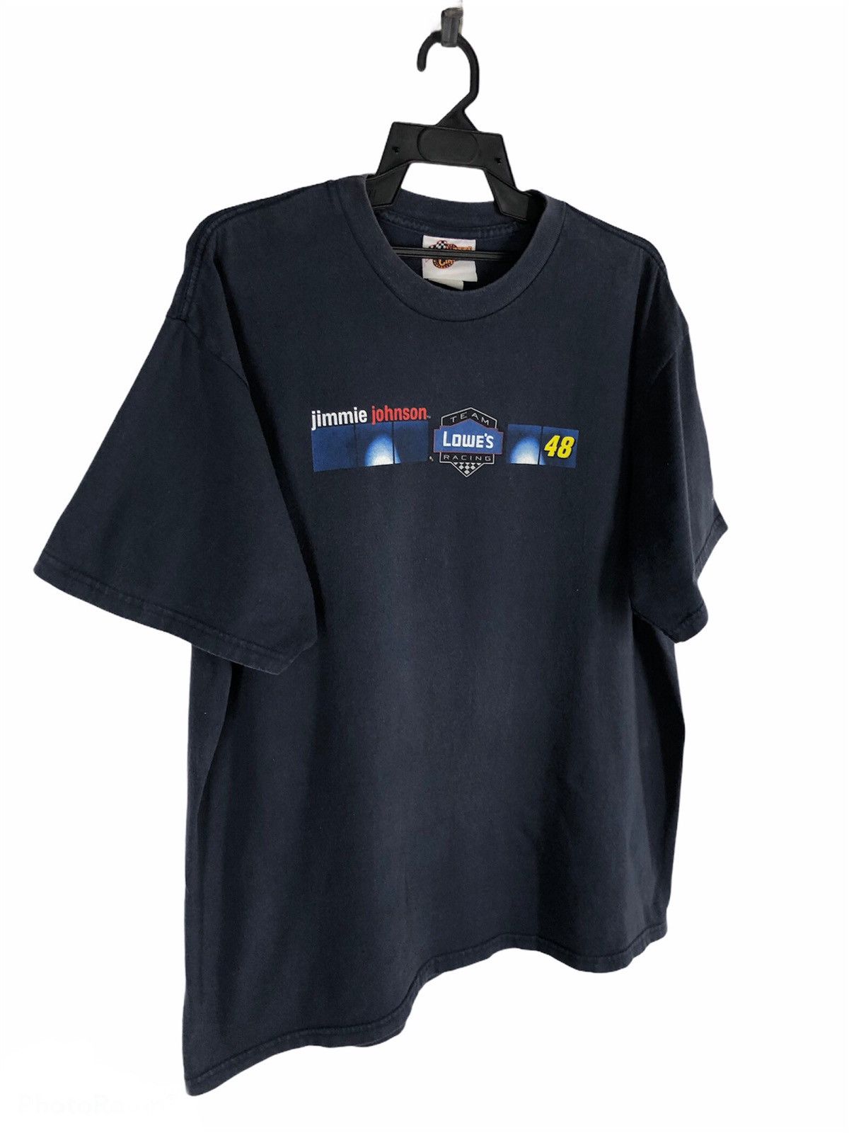 NASCAR Vintage Y2K NASCAR Jimmie Johnson T-Shirt - Mens XL Size US XL / EU 56 / 4 - 4 Thumbnail
