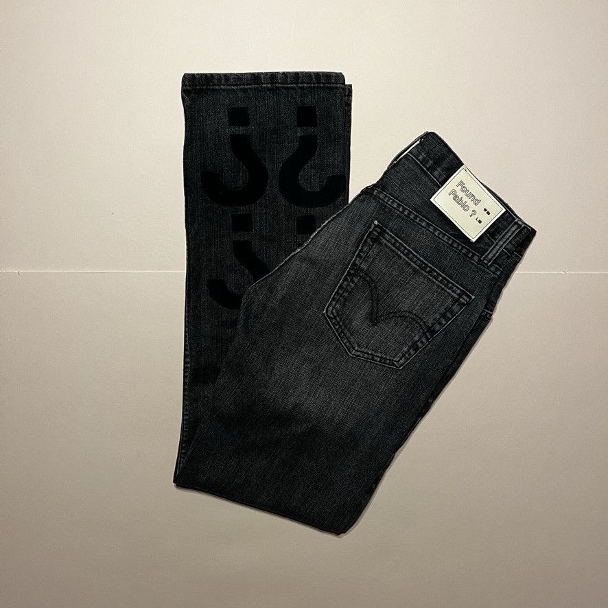 Vintage Found Pablo Charcoal Denim Size US 29 - 3 Thumbnail