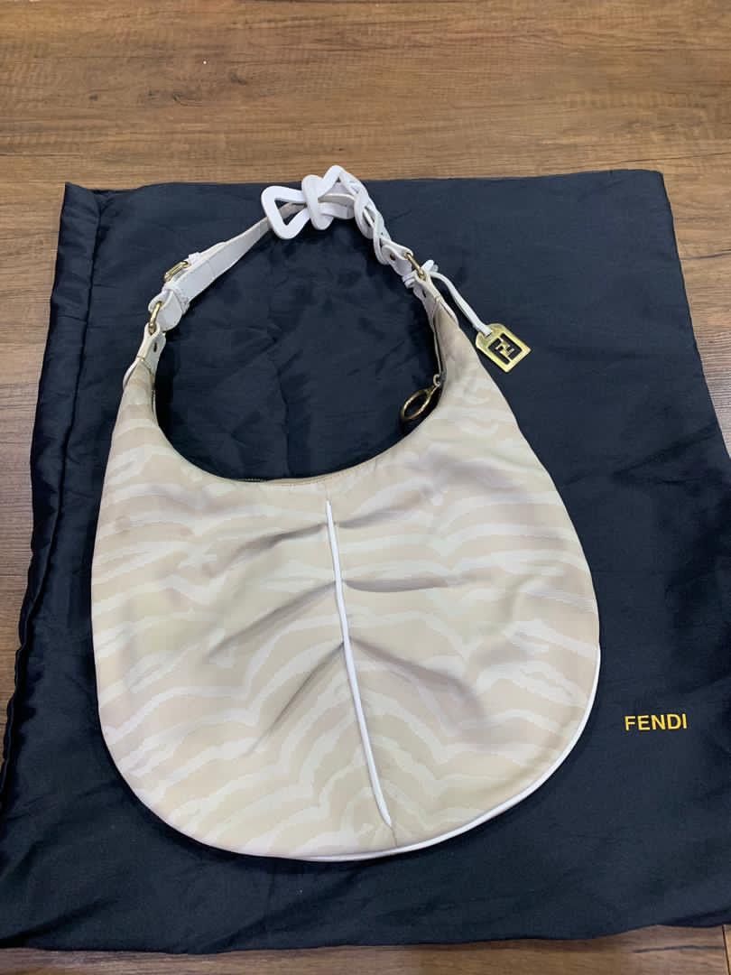 Fendi Best Offer Auth FENDI Zucca Oyster Brown Canvas Hobo Bag Size ONE SIZE - 1 Thumbnail