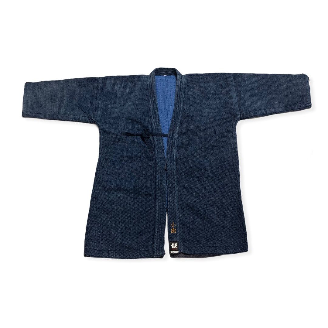 Indigo Yamato Japan Kimono Indigo Dyed Woven Cardigan Size US L / EU 52-54 / 3 - 3 Thumbnail