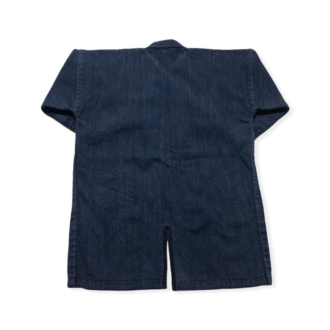 Indigo Yamato Japan Kimono Indigo Dyed Woven Cardigan Size US L / EU 52-54 / 3 - 2 Thumbnail