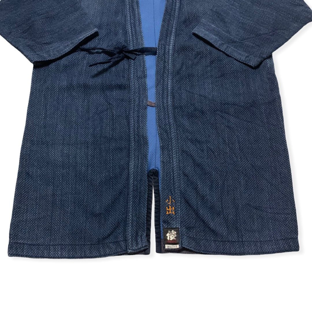 Indigo Yamato Japan Kimono Indigo Dyed Woven Cardigan Size US L / EU 52-54 / 3 - 6 Thumbnail