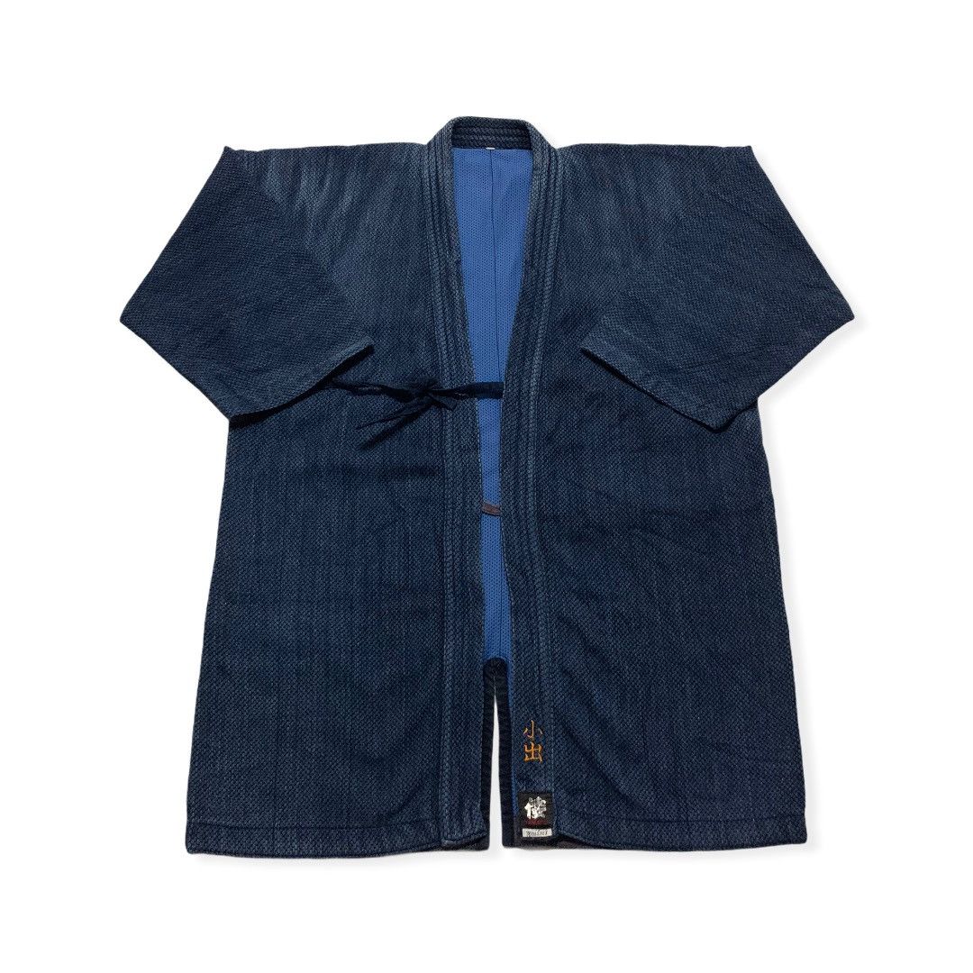 Yamato Japan Kimono Indigo Dyed Woven Cardigan