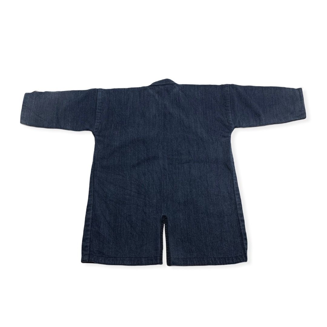 Indigo Yamato Japan Kimono Indigo Dyed Woven Cardigan Size US L / EU 52-54 / 3 - 4 Thumbnail