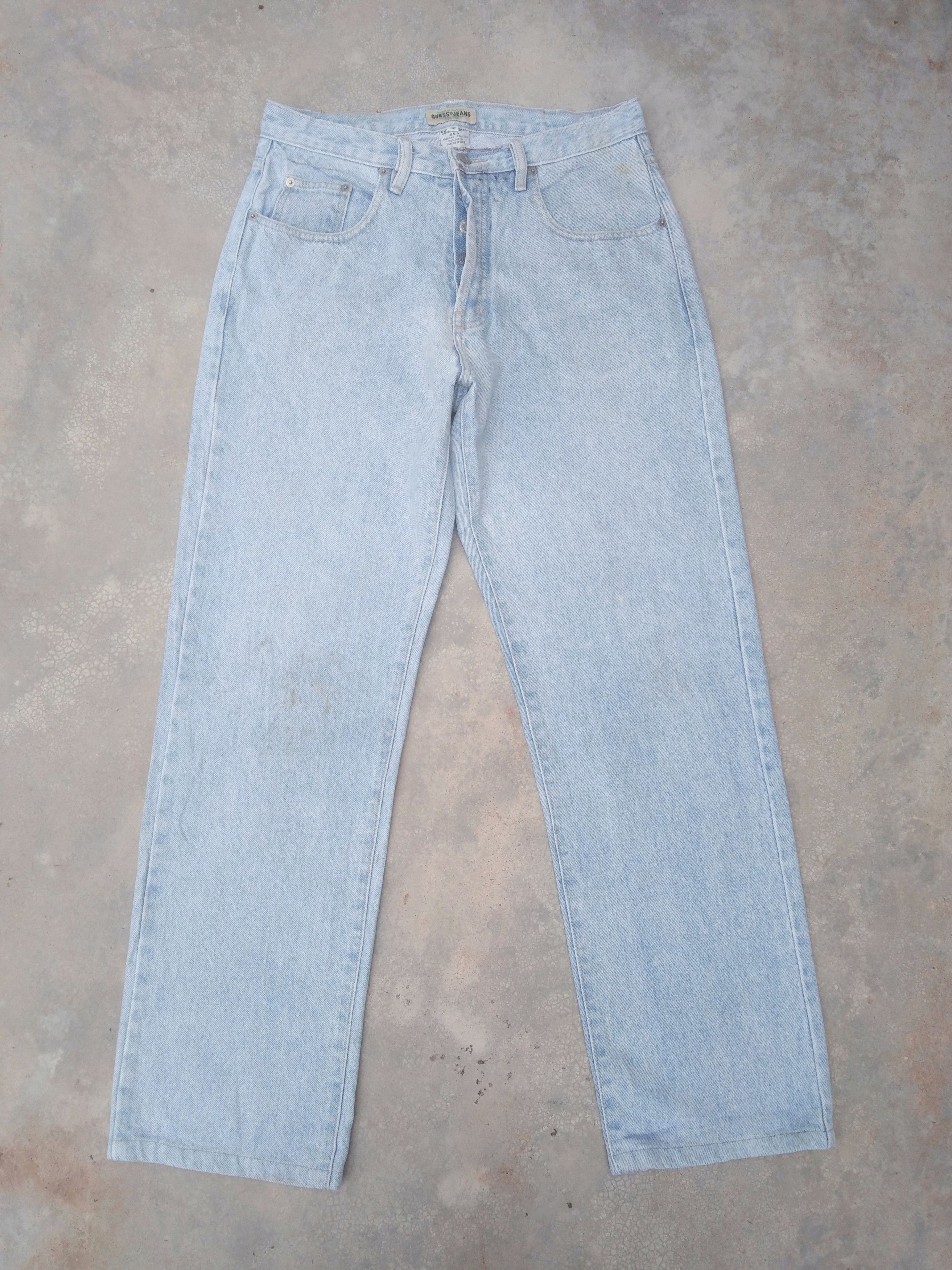 Guess Vintage Guess Jeans USA Straight Leg Denim 32x31 Size US 32 / EU 48 - 1 Thumbnail