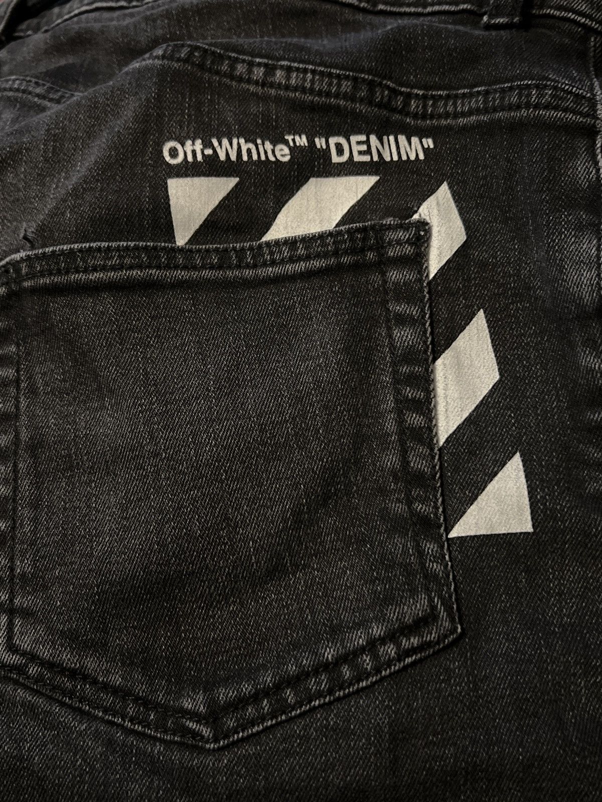 Off-White FW19 Off White Black Jeans & Belt Size US 34 / EU 50 - 3 Thumbnail