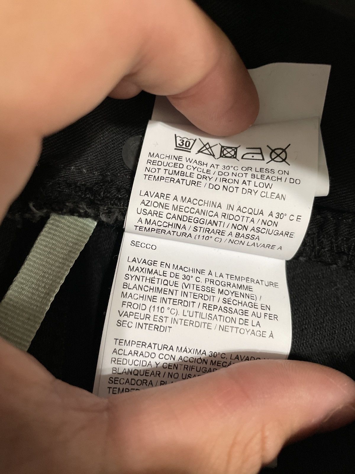 Off-White FW19 Off White Black Jeans & Belt Size US 34 / EU 50 - 11 Thumbnail
