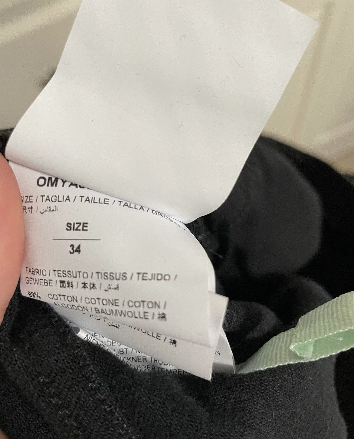 Off-White FW19 Off White Black Jeans & Belt Size US 34 / EU 50 - 9 Thumbnail