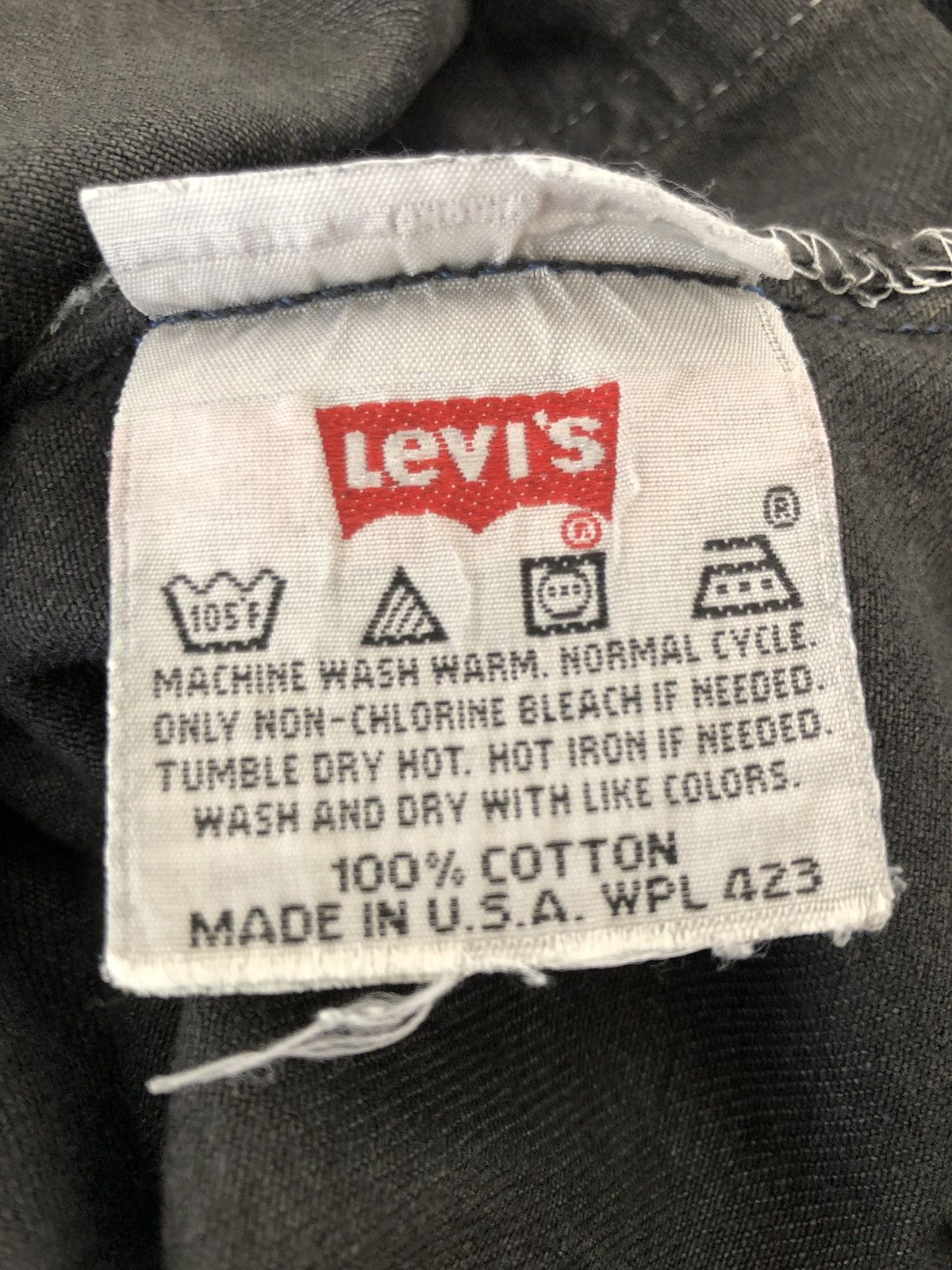 Levi's Vintage 1996 Levi’s 501 Jeans Distressed Faded Black Denim Size US 31 - 21 Thumbnail